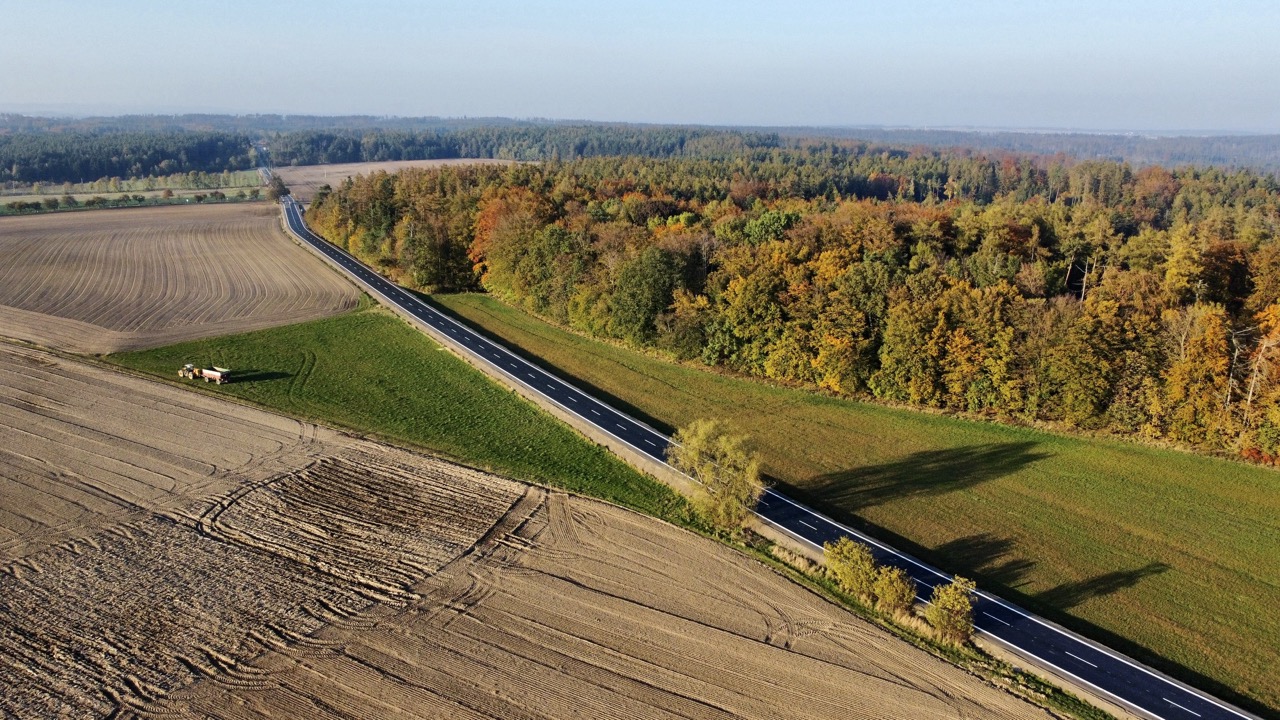 Silnice II/395 – modernizace úseku Ludvíkov–Zbraslav - Road and bridge construction