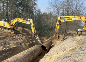 Instandsetzung des Hochwasserschutzdeiches in Elsterheide - DE Instandsetzung des Hochwasserschutzdeiches in Elsterheide - DE