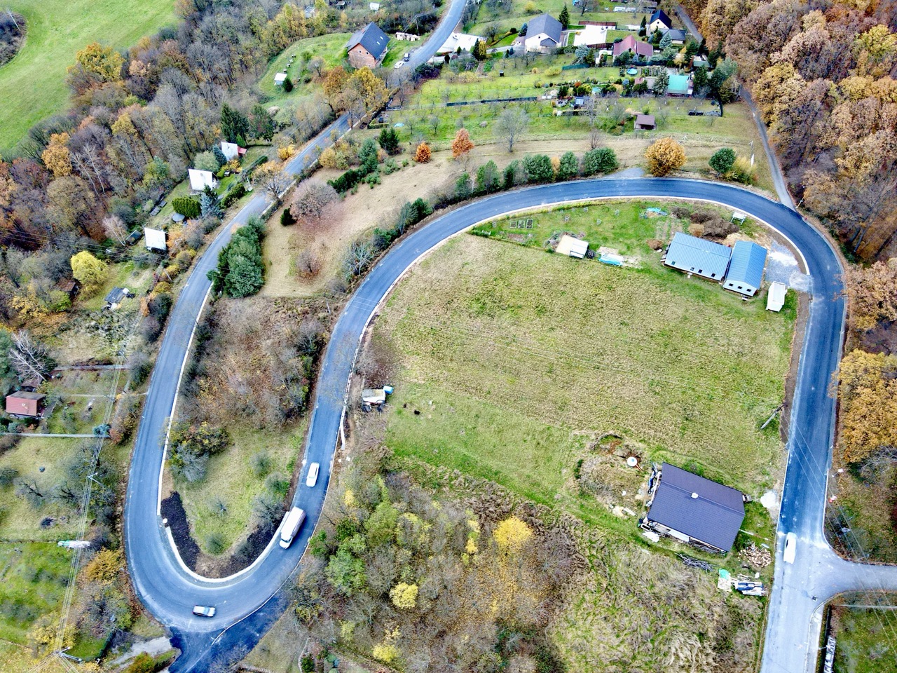 Silnice III/36740 – rekonstrukce úseku Bělov–Žlutava - Road and bridge construction